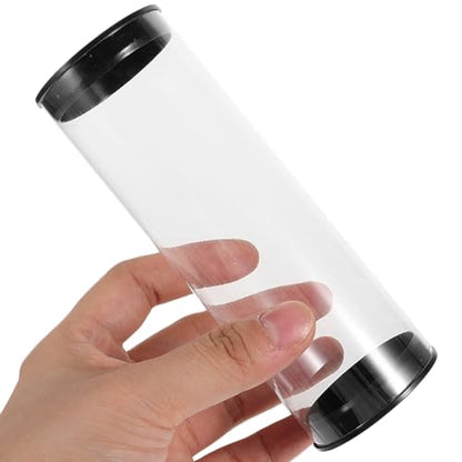 Wakauto Clear Golf Ball Organizer Tube Anti-Scratch Golf Ball Holder PVC Golf Ball Display Tube for Outdoor Sport