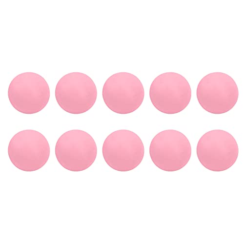 Drfeify EVA Foam Balls, 10pcs 65mm Soft Practice Balls with High Hit and Abrasion Resistance for Indoor Outdoor Training, Kids and Pets Play - color: Roseate