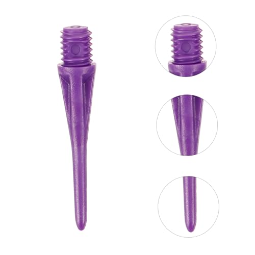 WOONEKY Soft Head Accessories for Points Creative Needles Portable Soft Needles Flight - color: Purple