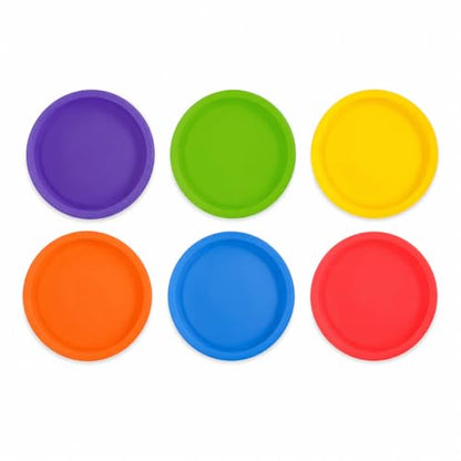 Disc Toss Game, Outdoor for Beach Adults, Portable Metal Frame for Tailgate Family Entertainment - style: 6 soft frisbees (6.4CM) + targ