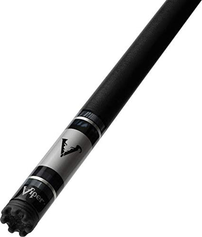 Viper by GLD Products Sinister 58" Pool Cue - color: Dark Brown with Silver, size: 18 Ounce