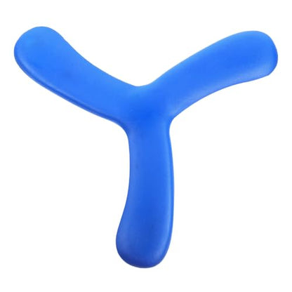 Blue Eva Boomerang Flying and Teenagers, Thick Soft Outdoor Sports Recreation Plaything for Outdoor Activities and Fun Throw and Catch Games