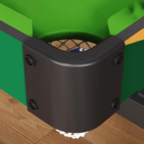 Compact Pool Table, Space-Saving Billiard Table Ideal for Home, Apartment and Basement Game Area - color: D
