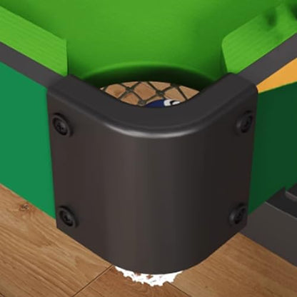 Compact Pool Table, Space-Saving Billiard Table Ideal for Home, Apartment and Basement Game Area - color: D