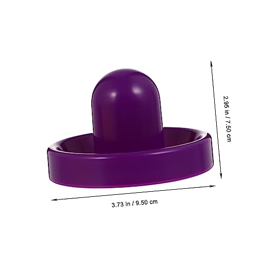 Toyvian 2sets Air Hockey Replacement Pucks and Includes Pucks and Felt Pads for Indoor Games and Boys and Girls Activities