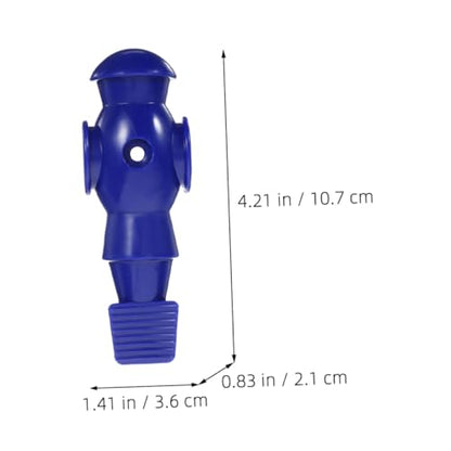 POPETPOP 4Pcs Foosball Player Figurines Replacement for Table Football Game PP Resin Material Wear-Resistant Soccer Player Statues for Standard Desktop Soccer Table Rods