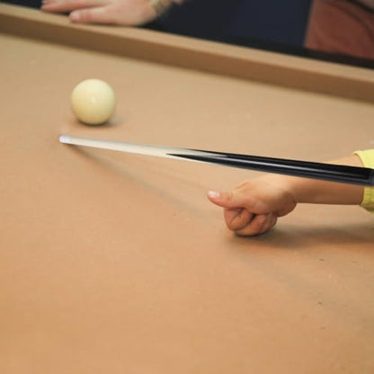 Toyvian Mini Pool Cue Stick, 18.89in Lightweight Wooden Short Billiard Cue for Kids Children Small Tabletop Pool Table Accessories for Beginners Learning Play