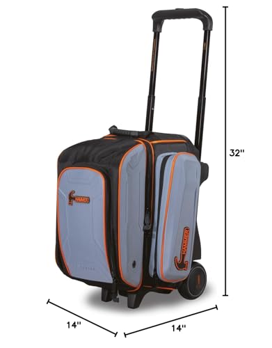 Hammer Gauntlet Double Roller Bowling Bag - color: Grey