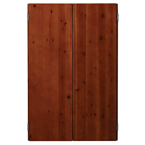 Viper Metropolitan Solid Wood Cabinet & Electronic Dartboard Play-Ready Bundle - color: Cinnamon Finish, style: Cabinet Only (No Dartboard)