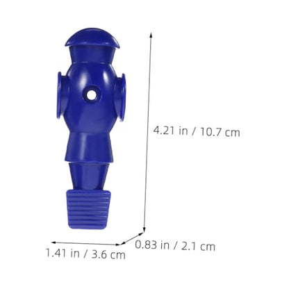 4Pcs Foosball Player Statues Table Football Machine Accessories Wear-Resistant PP Resin Figures Replacement for Standard Soccer Game Rods
