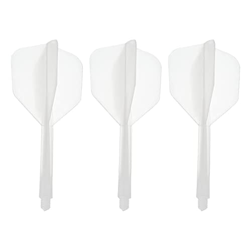 PATIKIL Integrated Dart Shaft & Flights, Pack Lightweight Plastic Dart Flight Set - color: Clear