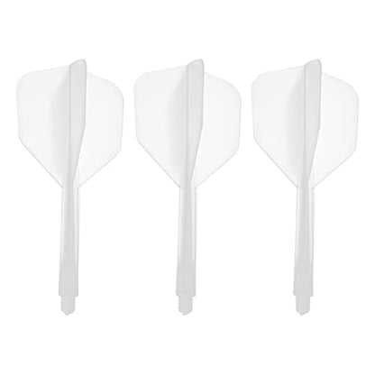 PATIKIL Integrated Dart Shaft & Flights, Pack Lightweight Plastic Dart Flight Set - color: Clear