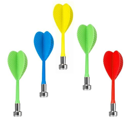 12PC Colorful Magnetic Darts Safety Replacement f/Kids Dartboard Indoor Game