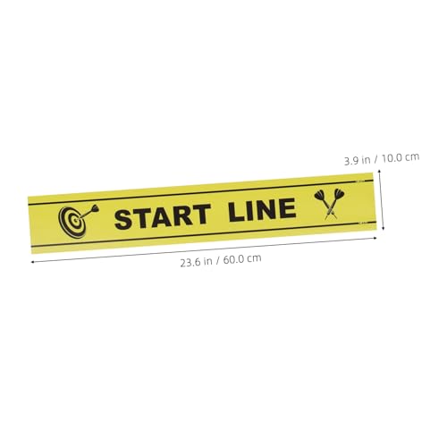 Game Accessories Dart Floor Markings Throw Line Sticker Material Ground Line Notice