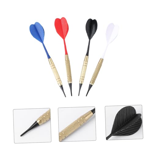 Mikikit 12pcs Electronic Dart Tips Set Random Accessories for Boys and Girls and Adults and Easy to Use for Indoor and