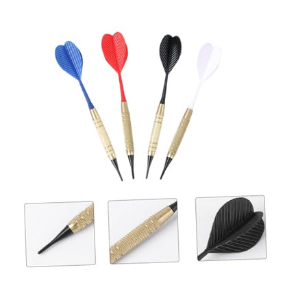 Mikikit 12pcs Electronic Dart Tips Set Random Accessories for Boys and Girls and Adults and Easy to Use for Indoor and