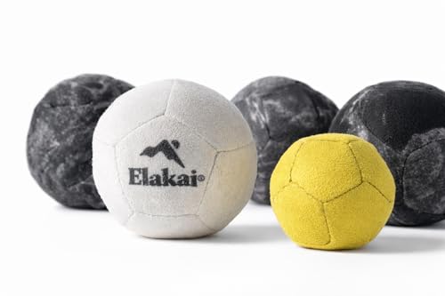 Elakai Soft Bocce Game Set – Outdoor Lawn Bocce Ball Game with Soft Balls & Carry Bag, Family Backyard Yard Game
