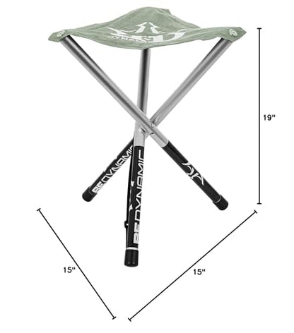 Dynamic Discs Folding Stool | Portable & Collapsible Stool for Disc Golf and More | Fits in Frisbee Golf Bags and Backpacks (Flint Gray) - color: Flint Gray