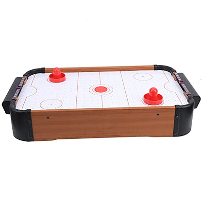 Air Hockey Table for Kids, Portable Air Hockey Game Toy Battery Powered Table Top Air Hockey, Easy to Assemble, Enhance Parent Child Affection and Enhance Friendship