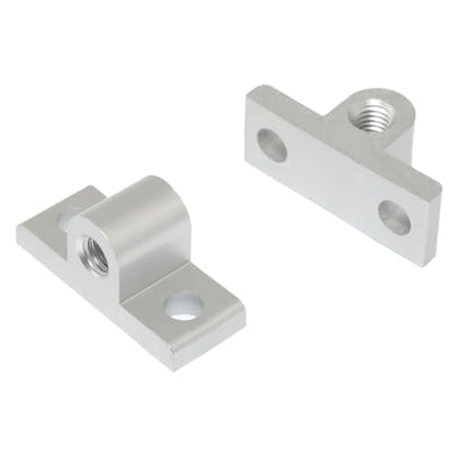 RLECS 4pcs Aluminum Profile Plate Fixer Caster Connector -2020 Semi-Circular Wheel Fixer Set