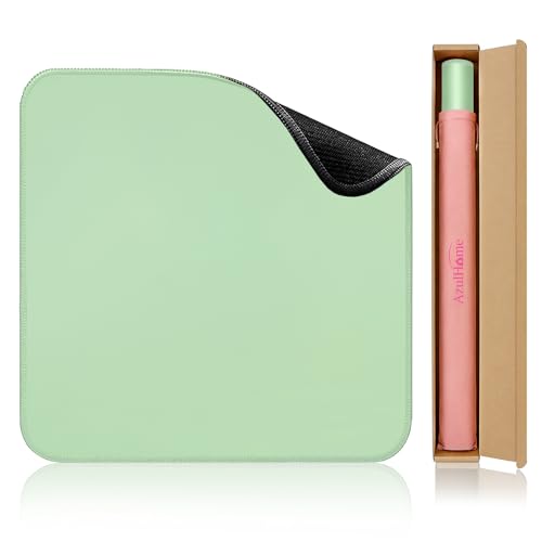 Green Mahjong Mat - 100% No Creases American Mahjong Mat, Anti-Slip & Noise Reduction Mahjong Table Cover, Mahjong Mats with Carrying Bag for Mahjong, Poker, Card Games, Dominoes, Board Games (Green) - color: Green