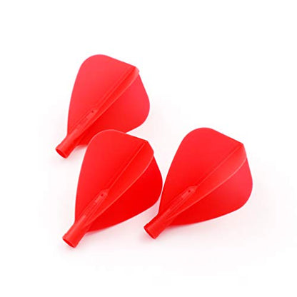CUESOUL TERO AK4 Dart Flight Standard Shape/Shield Shape/Diamond Shape - color: Kite shape-All Red