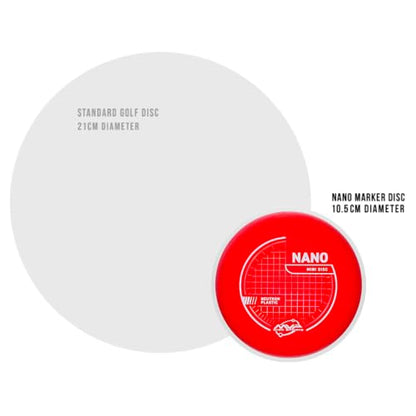 MVP Disc Sports Nano Disc Golf Mini Marker (Pick Your Favorite Plastic!) - style: Neutron