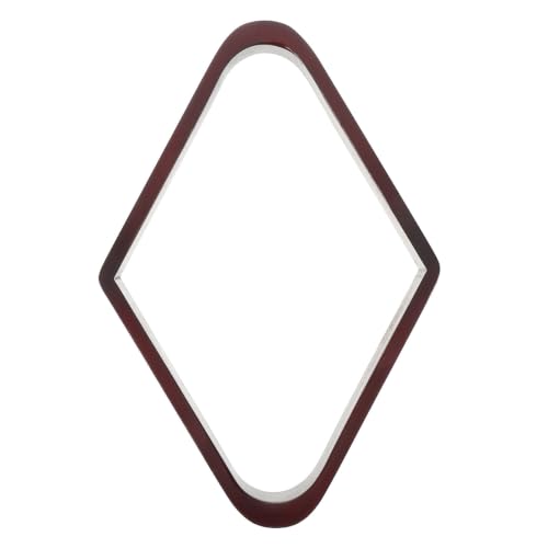 Wooden Triangle Pool Table Rack for Billiard Balls with Elegant Wood Design, Versatile Nineball Setup, and Effortless Ball Placement, for Home Entertainment and Leisure Venues