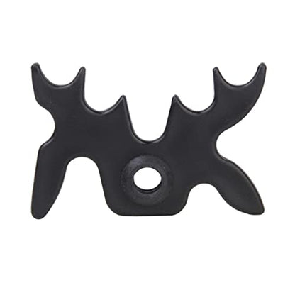 Imperial Billiard/Pool Cue Accessory: Slip-On/Portable Moosehead Bridge Head, Plastic , Black