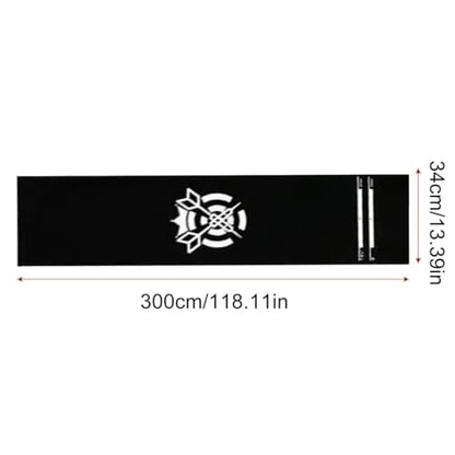 Genérico Darts Mat - Portable with Velvet Throwing Line | Protective Dart Mat | for Residence, Leisure Area, Game Room, Office and Rest Room