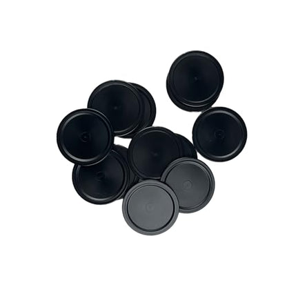 12 Pack 2.5 Inch Air Hockey Pucks for Small Size Table - color: Black