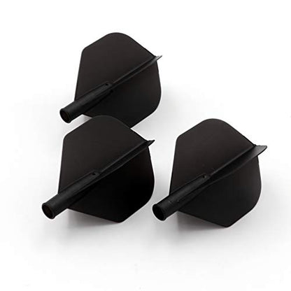 CUESOUL TERO AK4 Dart Flight Standard Shape/Shield Shape/Diamond Shape - color: Standard Shape-All Black