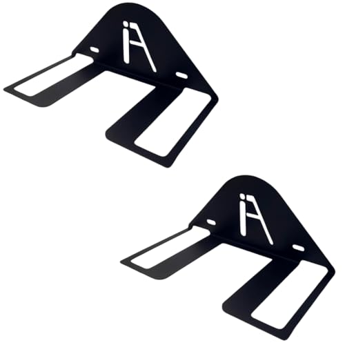 IRON AMERICAN Ping Pong Wall Rack, Made in USA - 1.375 Inch Slot for Balls and 3.25 Inch Slot for Paddles, Ping Pong Ball Holder Table Tennis, Hardware Included 2-Pack - style: 2-PACK