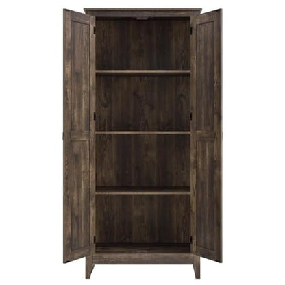 SystemBuild Farmington 31.5" Wide Storage Cabinet, Rustic