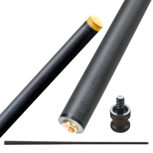 KONLLEN Carbon Fiber Pool Cue Shaft for 3/8x8 & Uniloc Joints | Low Deflection Shaft for Ultra-Smooth Control (10.5/11.5/12.5mm Tip) - color: Quick Shaft-12.5mm