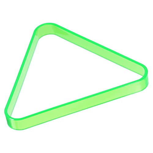 PATIKIL Pool Triangle Rack, Plastic Billiard 8-Ball Triangle Racks Pool Table Accessory for Pool Balls - color: Green