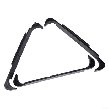 Billiard Ball Rack for 8-Ball Triangle 9-Ball Diamond High-Strength Plastic Pool Table Accessory for Standard 2-1/4 Inch Balls Tool-Free Setup