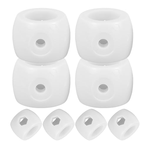 MAGICLULU 8pcs Foosball Rod Bearings Table Soccer Rod Stop Rings Plastic Foosball Goal Positioners Replacement Parts for Tabletop Soccer Accessories