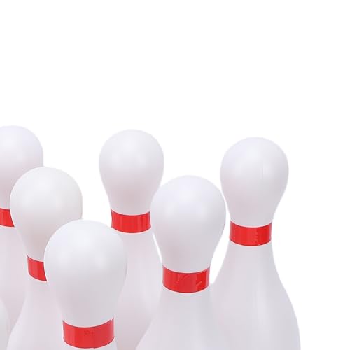 Kids Bowling Set, Childrens Bowling Game Toddler Toys with 10 Sturdy Plastic Pins 2 Lightweight Balls Storage Rack for Indoor Outdoor Play (for Kids Aged 3 and Above)