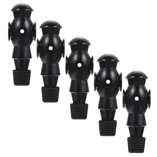 Zerodeko 5Pcs Tournament Style Foosball Player Replacement for Table Football Machines Construction Soccer Machine Accessories Compatible with Standard Foosball Rods