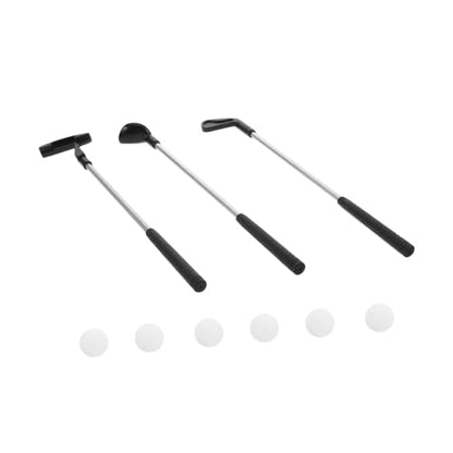 1Set Mini Golf Set of Golf Clubs with Balls Desktop Golf Game for All Ages for Family Fun Dollhouse Decor and Miniature Enthusiasts