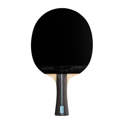 STIGA Banda Allround Future System, 5-Ply Table Tennis Bat, Star Future S Rubber, ITTF Approved, Mid-Level - style: Allround Future Master - Black, Red