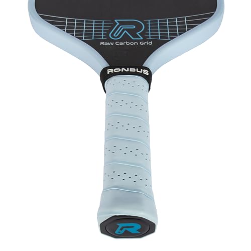 Ronbus Pulsar + Pulsar FX Thermoformed Raw Toray T700 Carbon Fiber Pickleball Paddle with 16 mm Polypropylene Honeycomb Core - style: Pulsar FX R1
