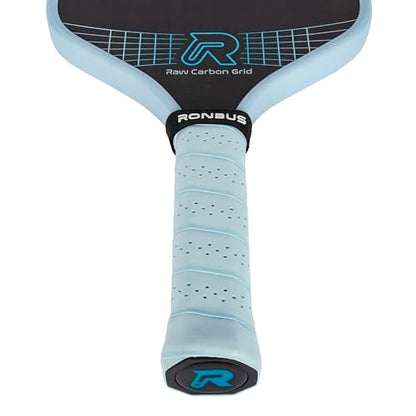Ronbus Pulsar + Pulsar FX Thermoformed Raw Toray T700 Carbon Fiber Pickleball Paddle with 16 mm Polypropylene Honeycomb Core - style: Pulsar FX R1