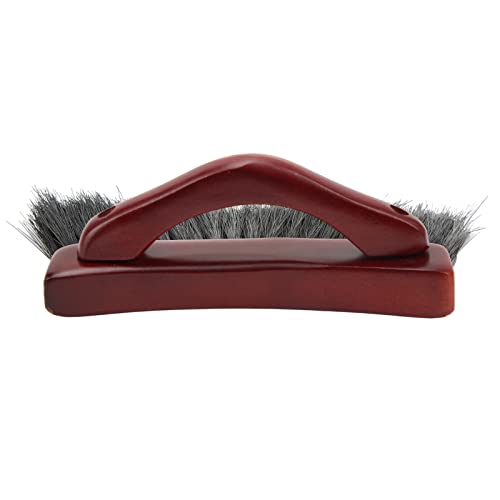 Pool Table Brush Soft Billiard Table Cleaning Ergonomic Handle Arc Shaped for Rail Corner Felt Cloth