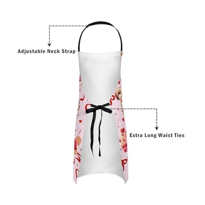 Castle Fairy Cute Rabbit Deer Kitchen Apron - color: Bowknot Dog Dog