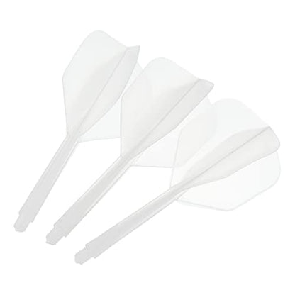 PATIKIL Integrated Dart Shaft & Flights, Pack Lightweight Plastic Dart Flight Set - color: Clear
