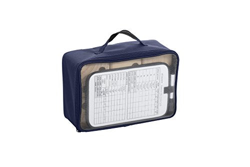 TRIUMPH Giant Wooden Lawn Dice - Includes 6 Large Lawn Dice, Dry-Erase Scorecards, Markers and Carry Bag