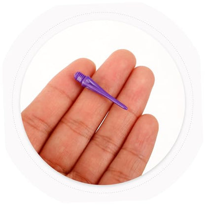 POPETPOP Soft Head Soft Tip Supplies Replacement Soft Tip Flights with Accessories Point Wear-Resistant Tips Soft - color: Purple