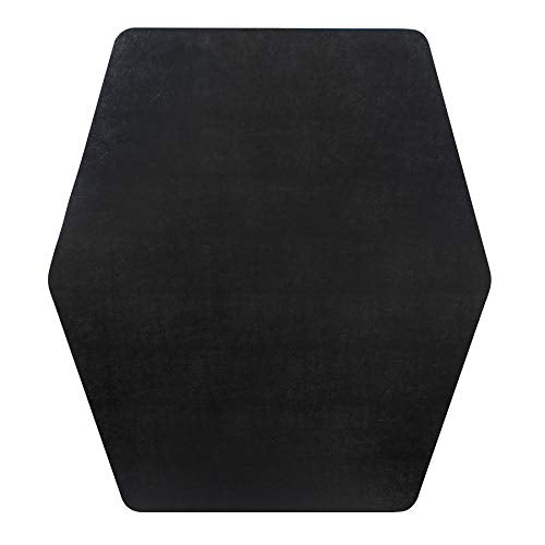 Game Zone Chair Mat, for Hard Floor/Medium Pile Carpet, 42 x 46, Black (121563)